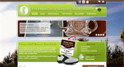 Desktop Screenshot of golf-horehledy.cz