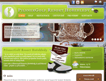 Tablet Screenshot of golf-horehledy.cz